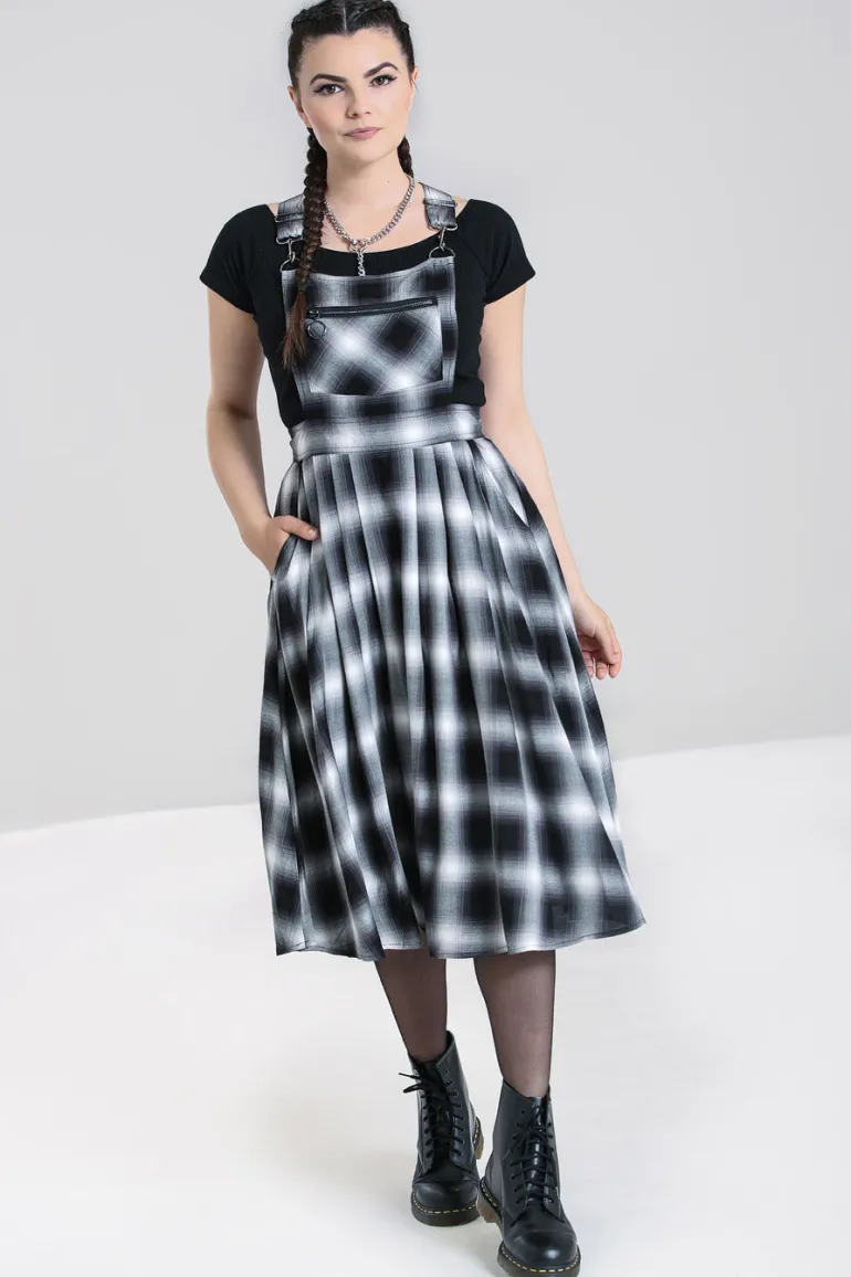 Avril Pinafore Dress>Hell Bunny Clearance