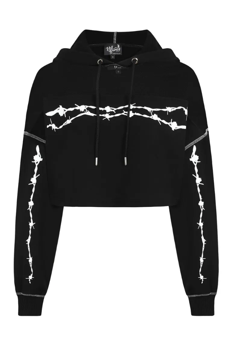 barbed_wire_hoodie_4.webp Barbed Wire Hoodie>Hell Bunny Fashion