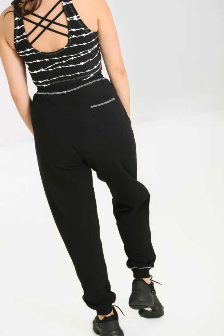 barbed_wire_joggers_2.webp Barbed Wire Joggers>Hell Bunny Outlet