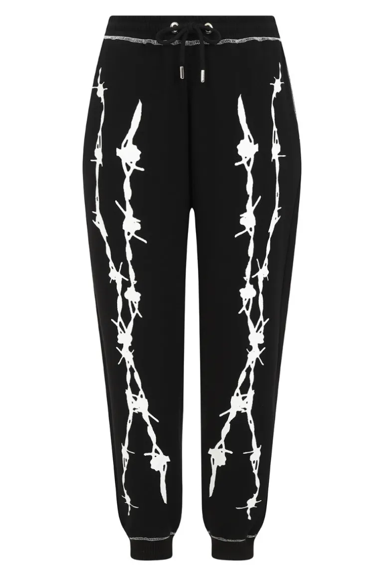 barbed_wire_joggers_4.webp Barbed Wire Joggers>Hell Bunny Outlet