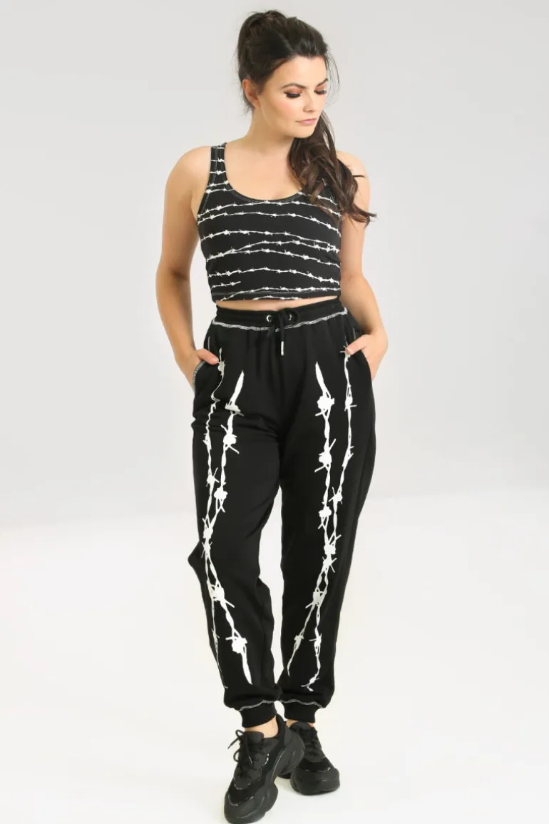 barbed_wire_joggers_6.webp Barbed Wire Joggers>Hell Bunny Outlet