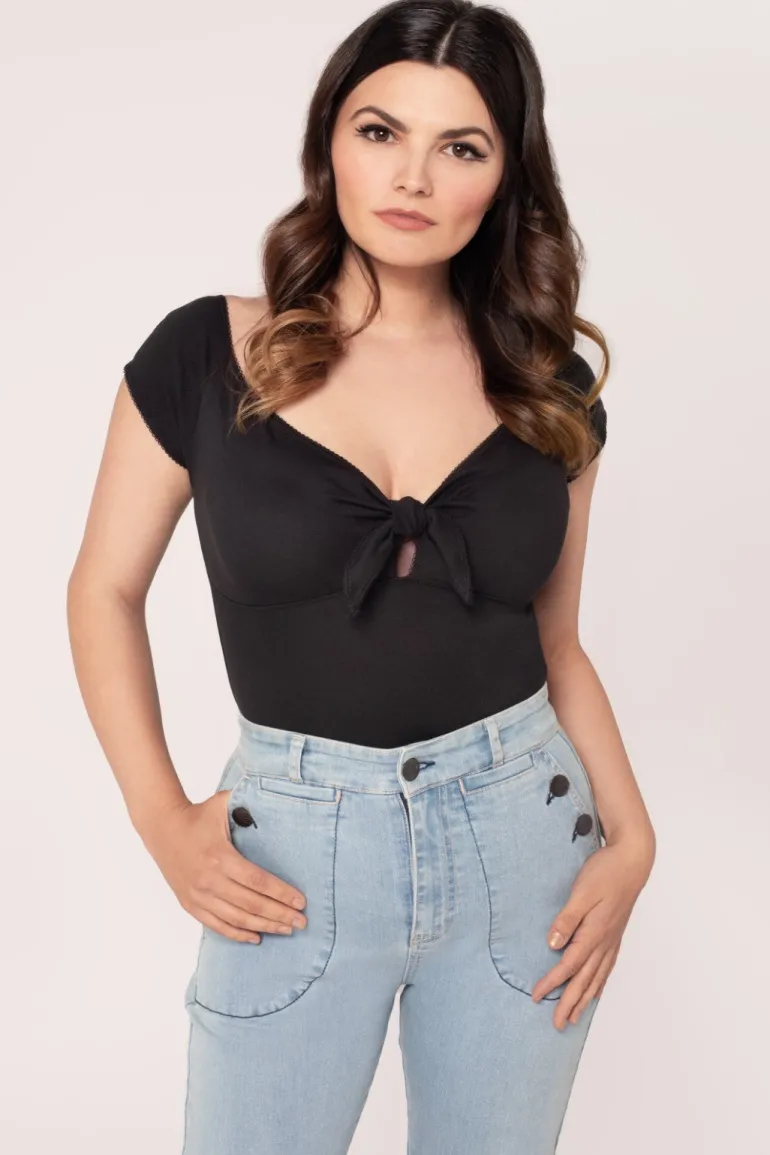 Bardot Top>Hell Bunny Cheap