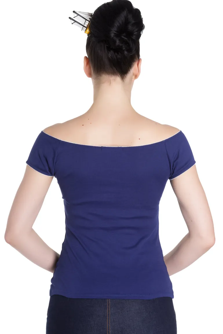 Bardot Top>Hell Bunny Store
