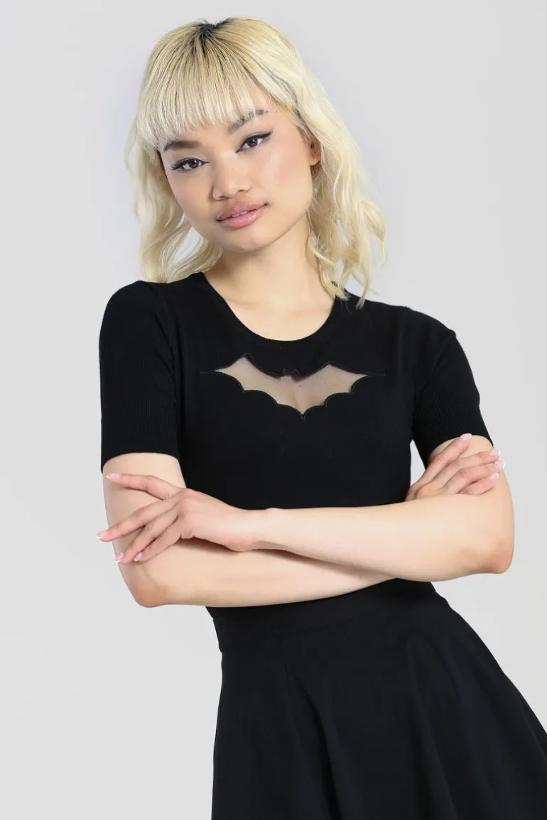 Bat Top>Hell Bunny Sale