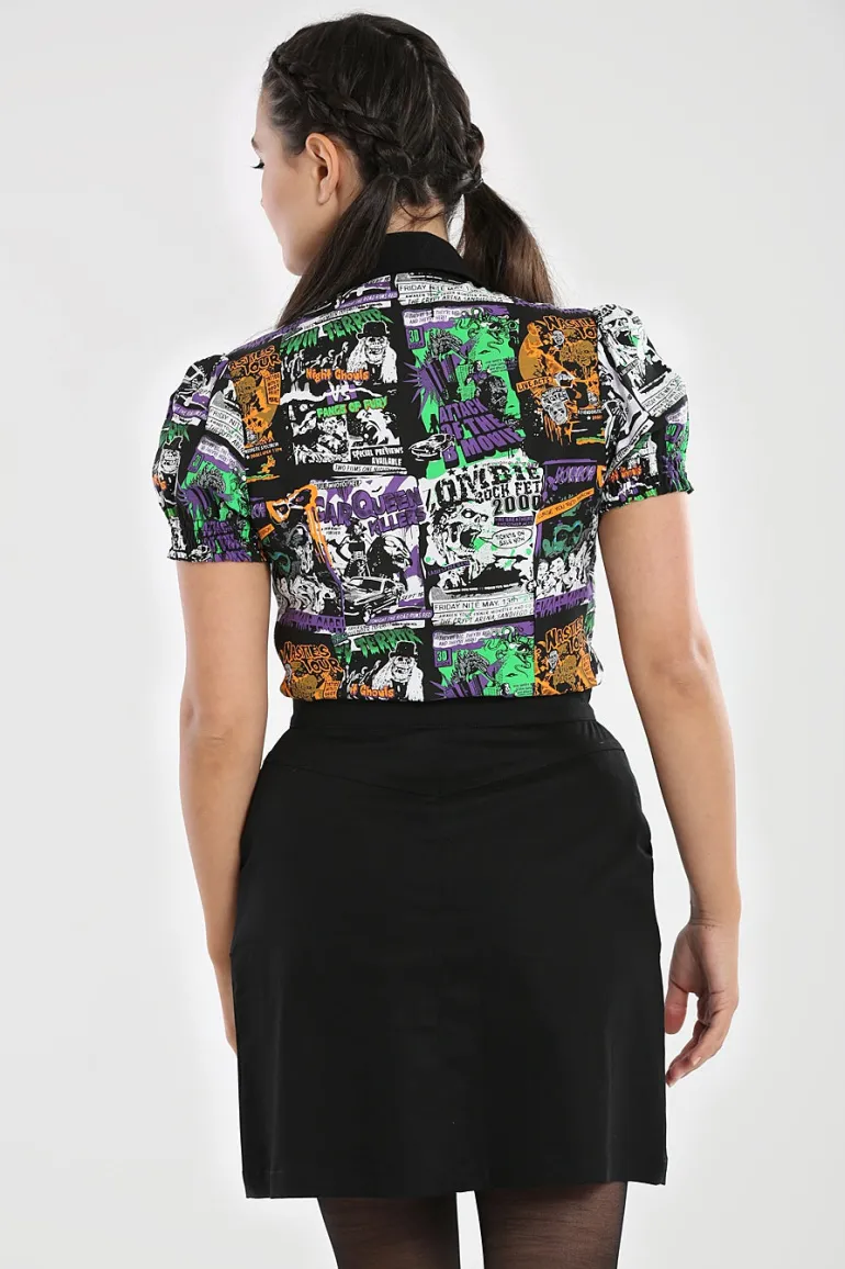 be_afraid_blouse_5.webp Be Afraid Blouse>Hell Bunny Cheap