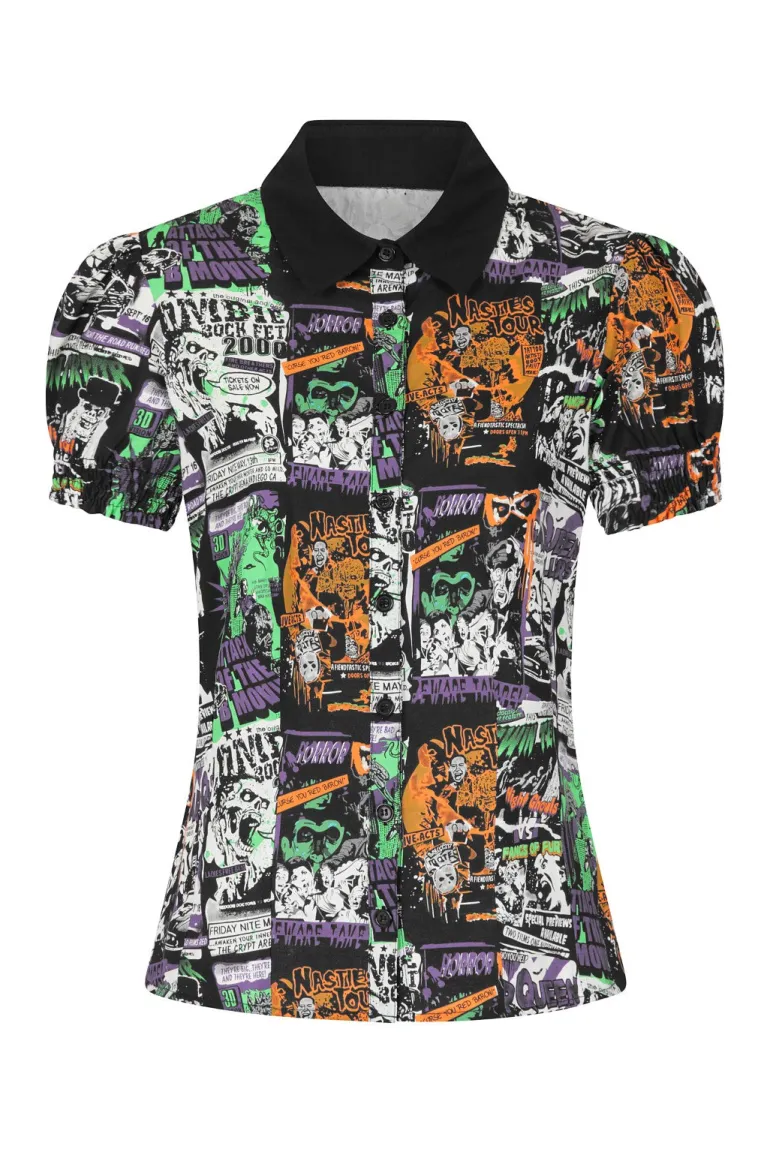 be_afraid_blouse_7.webp Be Afraid Blouse>Hell Bunny Cheap