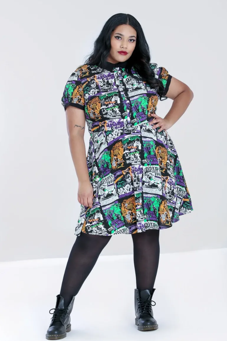 be_afraid_mini_dress_1.webp Be Afraid Mini Dress>Hell Bunny Cheap