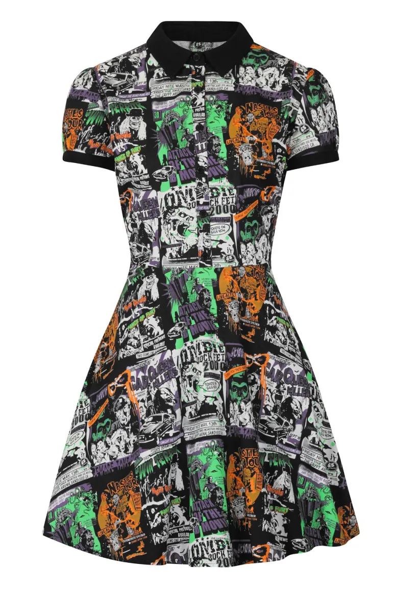 be_afraid_mini_dress_4.webp Be Afraid Mini Dress>Hell Bunny Cheap