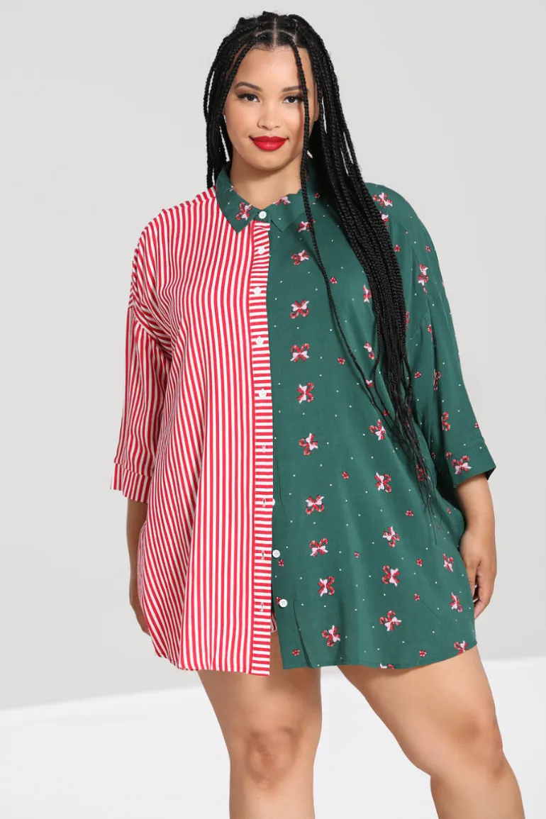 Beth Oversized Shirt>Hell Bunny Store