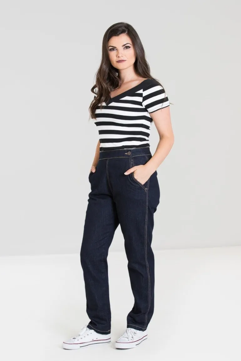 charlie_denim_capris_2.webp Charlie Denim Capris>Hell Bunny Outlet