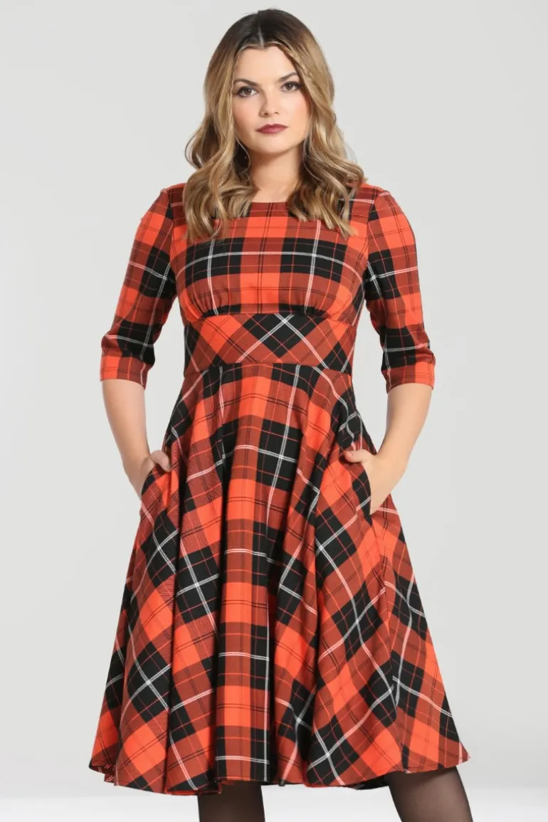 Clementine 50's Dress>Hell Bunny Hot