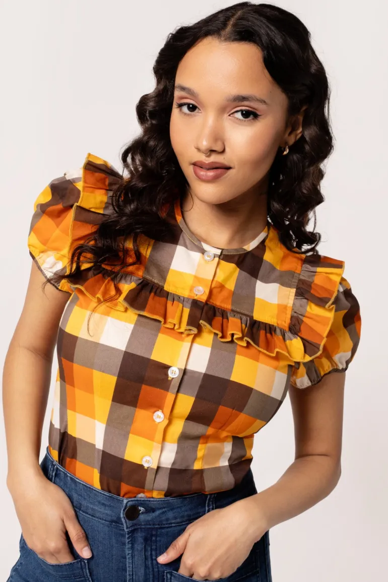 Darlene Blouse>Hell Bunny Fashion