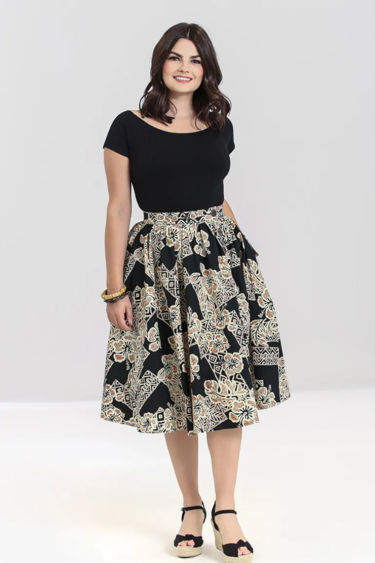 Dominique 50's Skirt>Hell Bunny Cheap
