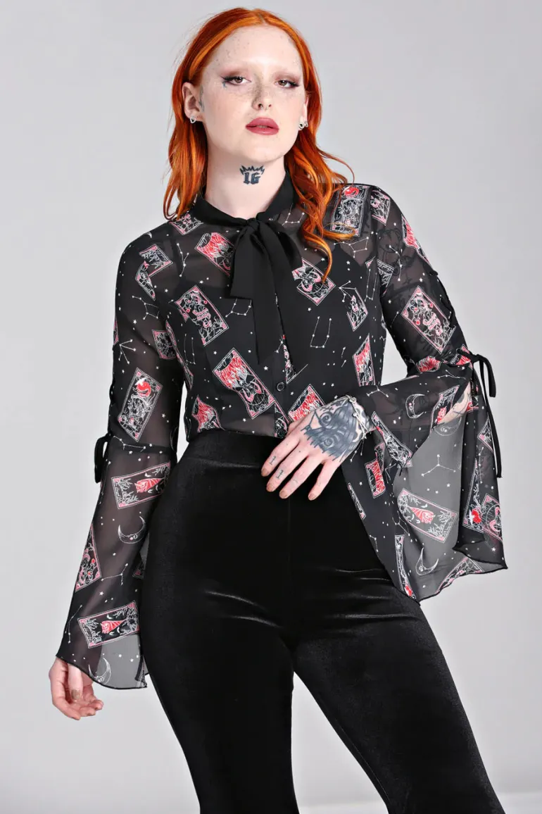 Duality blouse>Hell Bunny Best Sale