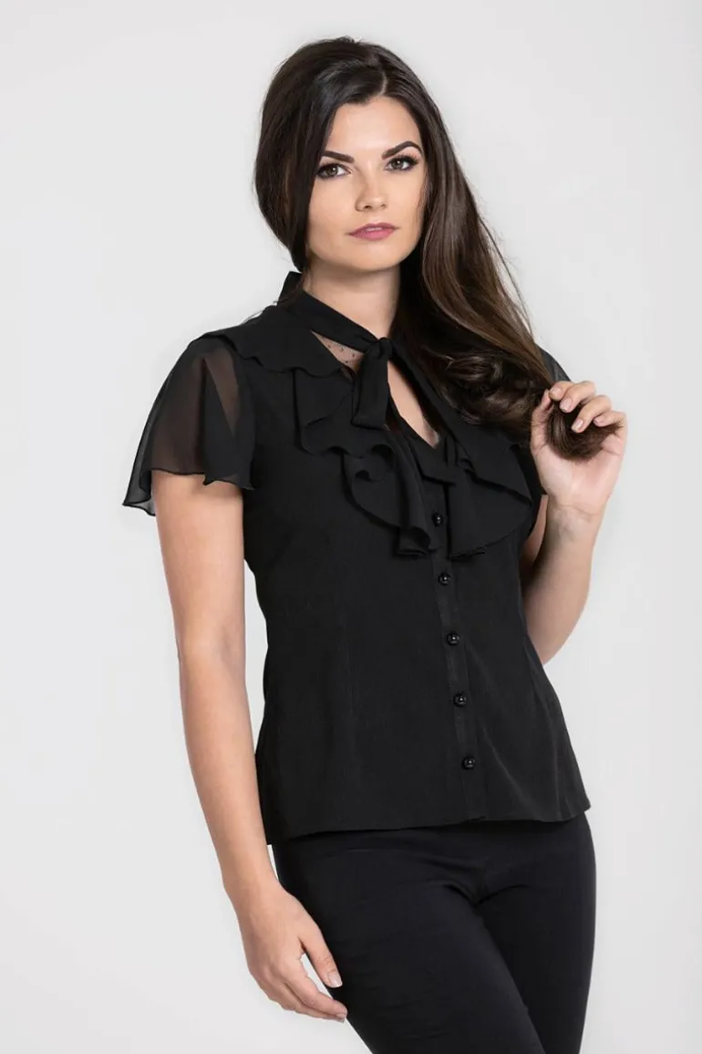 Evanora Blouse>Hell Bunny Hot
