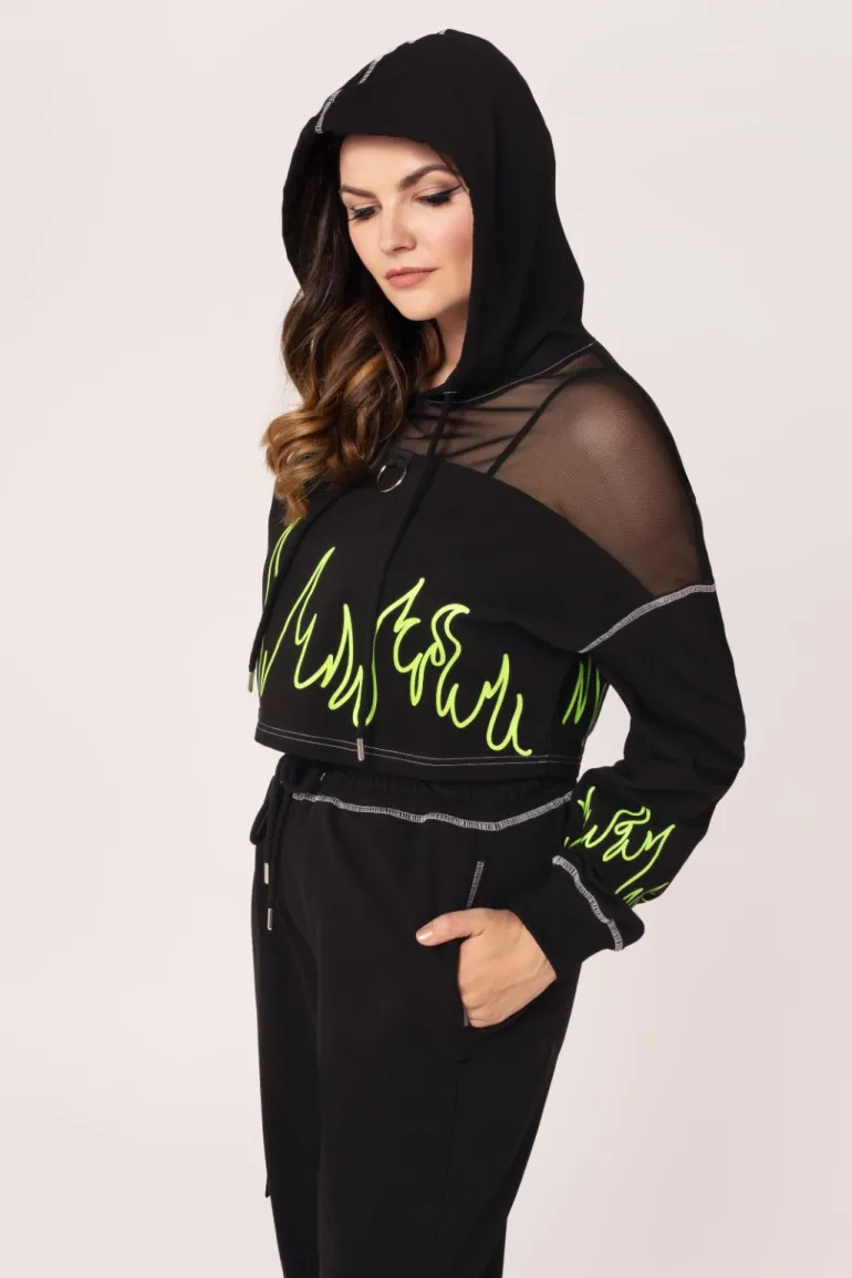 Flames Hoodie>Hell Bunny Fashion