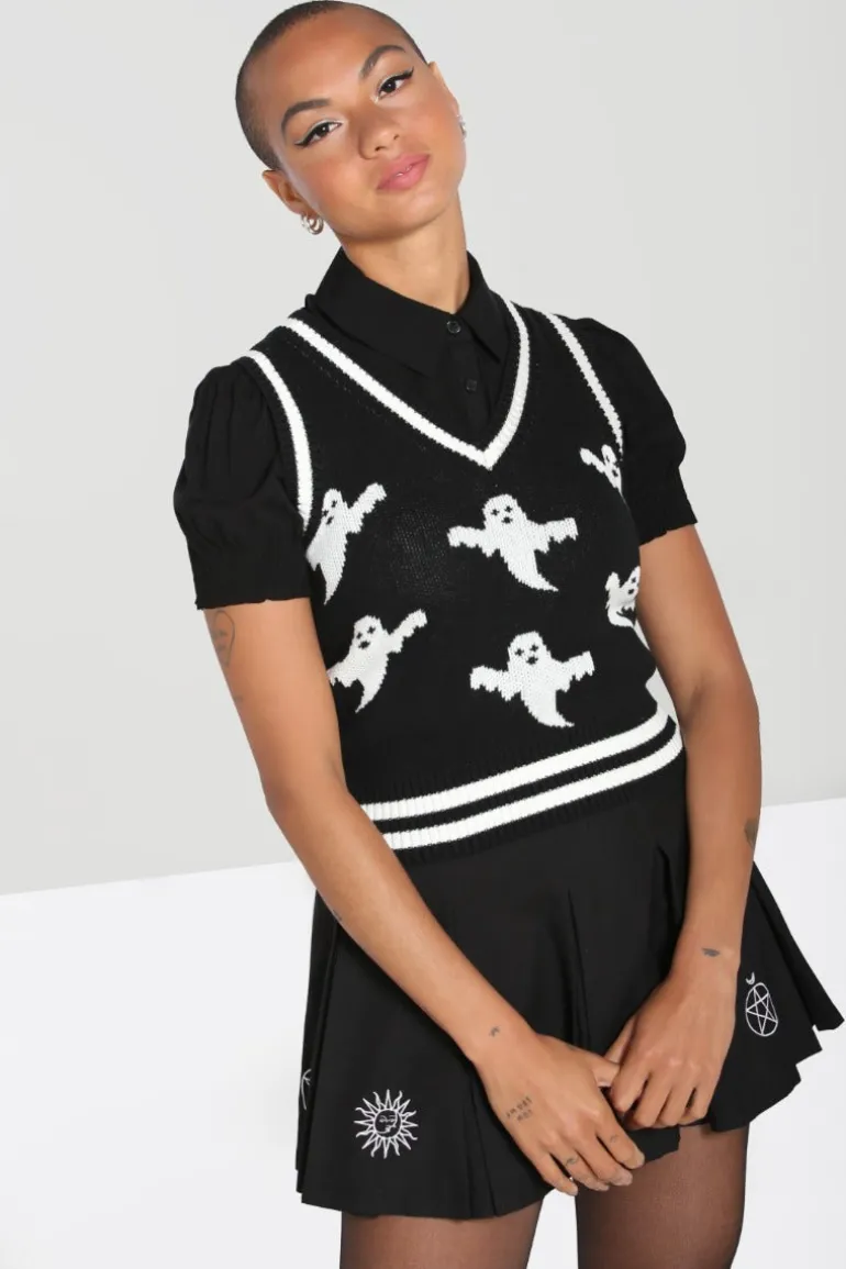 Ghost Vest Top>Hell Bunny Cheap