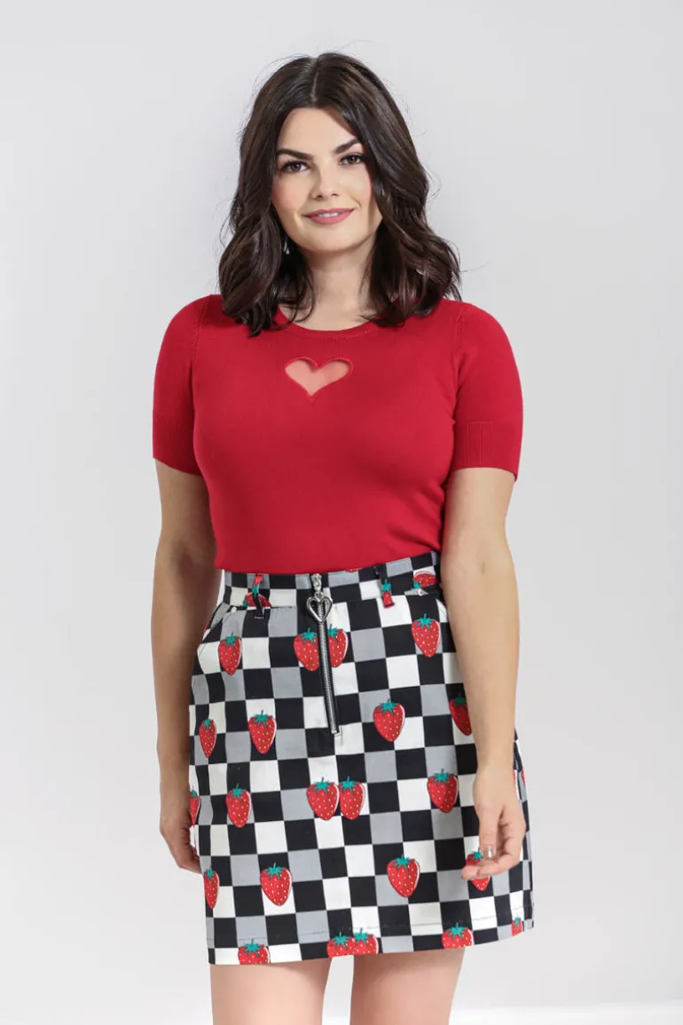 Ginberry Mini Skirt>Hell Bunny Hot