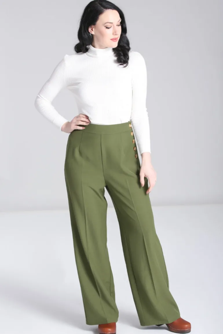 Ginger Swing Trousers>Hell Bunny Flash Sale
