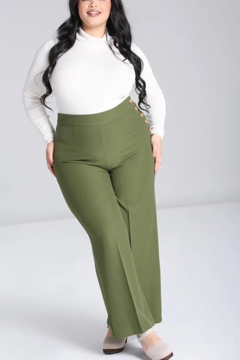 Ginger Swing Trousers>Hell Bunny Flash Sale