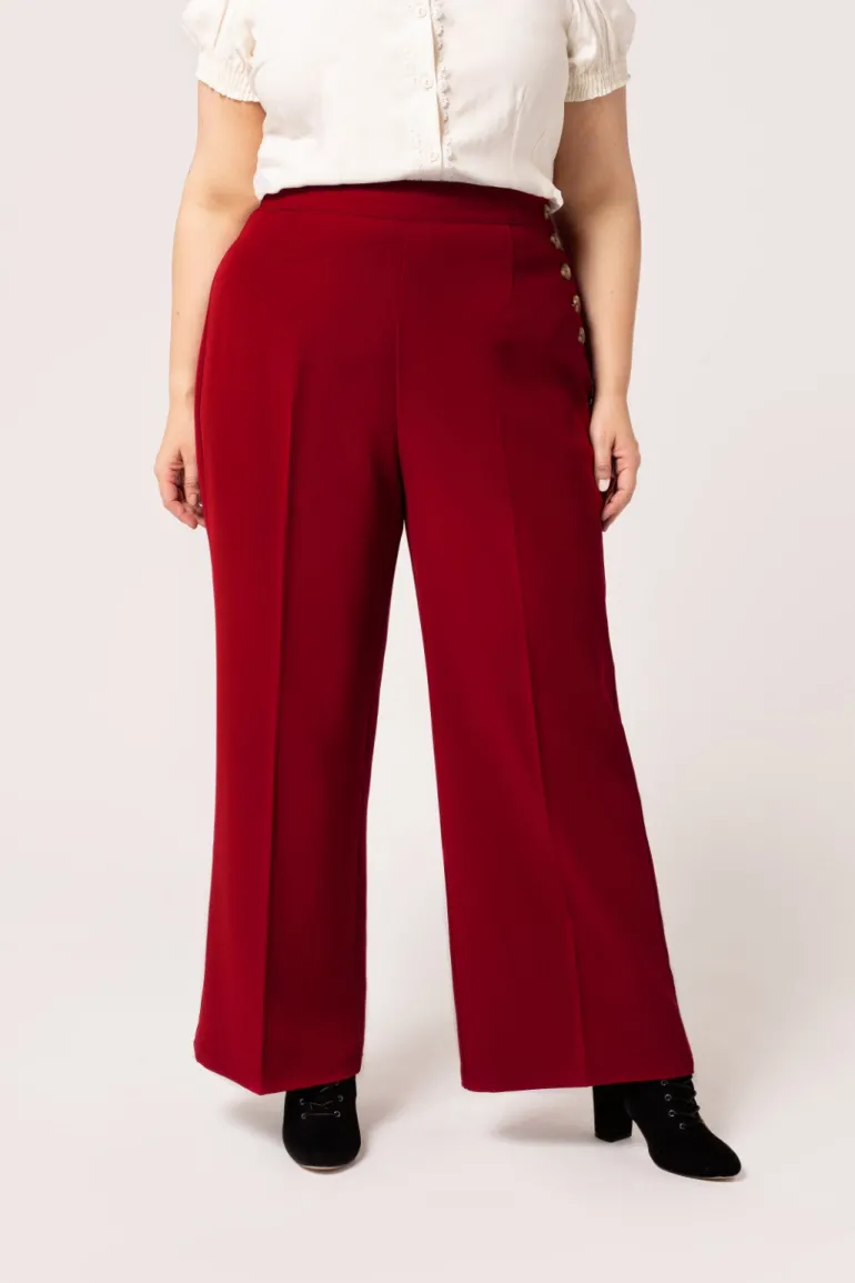 ginger_swing_trousers_3-1.webp Ginger Swing Trousers>Hell Bunny Best Sale
