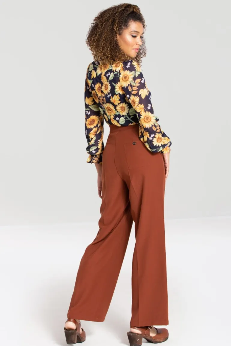 ginger_swing_trousers_brown_1.webp Ginger Swing Trousers>Hell Bunny Discount