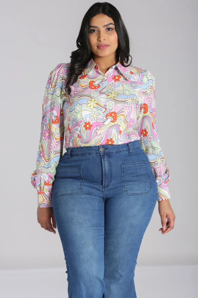 happy_daze_blouse_5.webp Happy Daze Blouse>Hell Bunny Best Sale