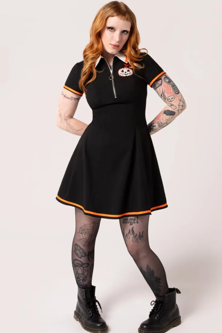 Jack-O-Lantern Dress>Hell Bunny Cheap