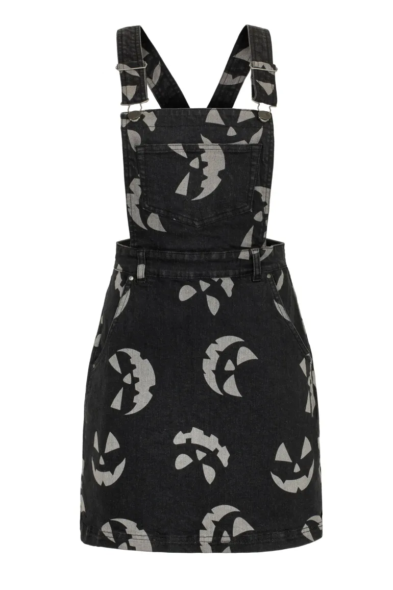 jackolantern_pinafore_dress_4.webp Jack-O-Lantern Pinafore Dress>Hell Bunny Fashion