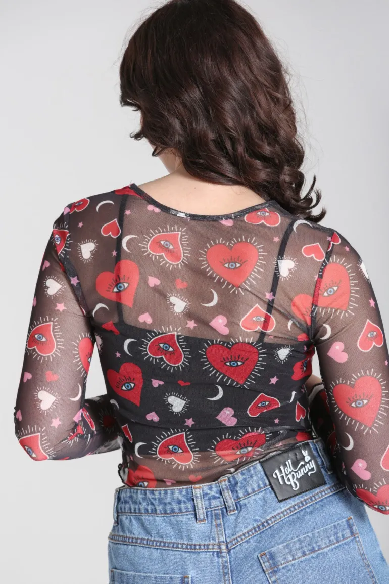 kate_heart_mesh_top_1.webp Kate Heart Mesh Top>Hell Bunny Sale