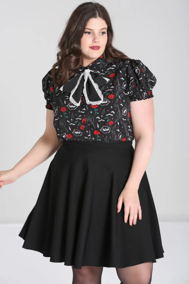 Lilith Blouse>Hell Bunny Fashion