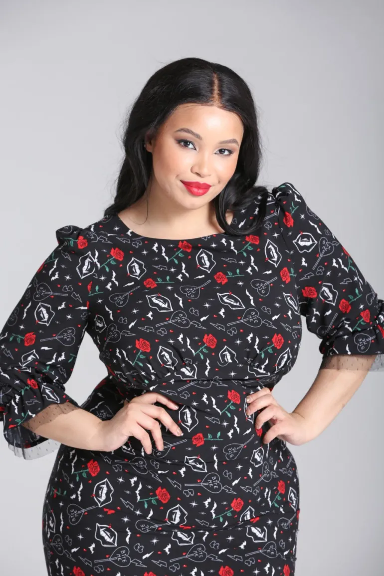 lilith_maxi_dress_9.webp Lilith Maxi Dress>Hell Bunny Clearance