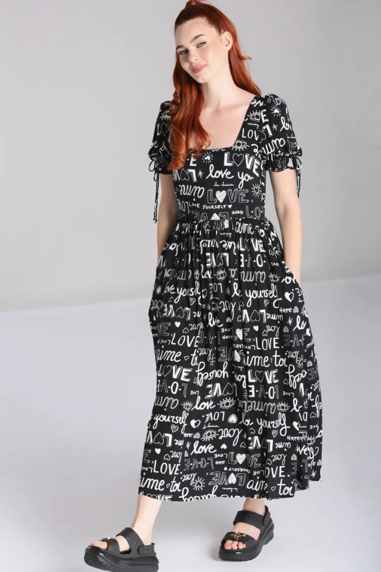 Love Yourself Maxi Dress>Hell Bunny Fashion