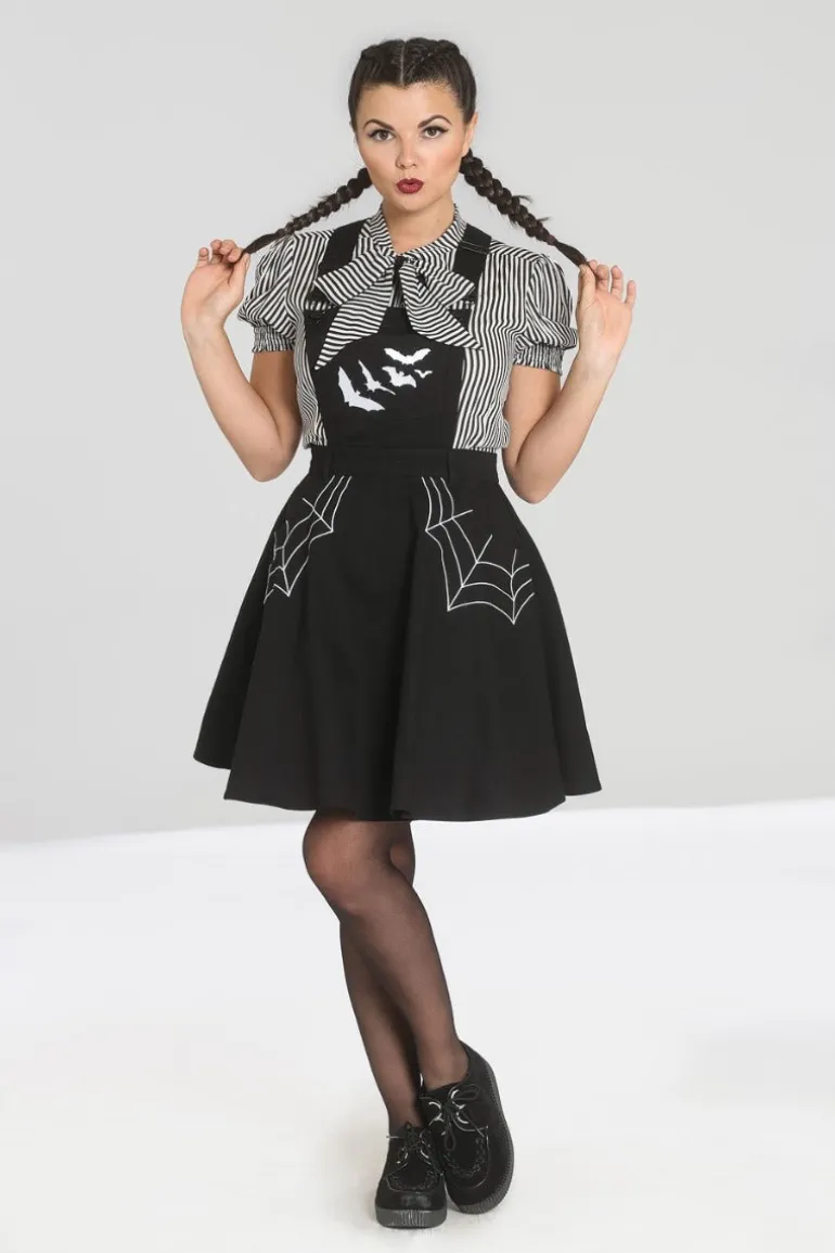 Miss Muffet Pinafore Dress>Hell Bunny New