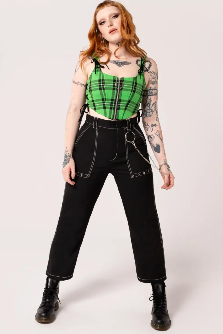 Obsidian Trousers>Hell Bunny Clearance