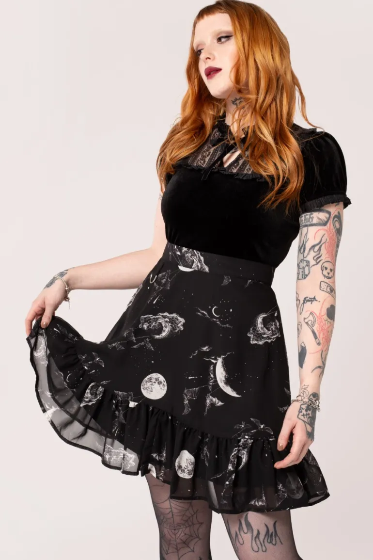 Over The Moon Skirt>Hell Bunny Best