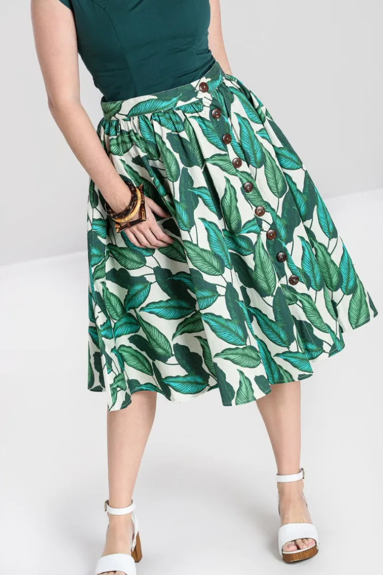 Rainforest 50's Skirt>Hell Bunny Fashion