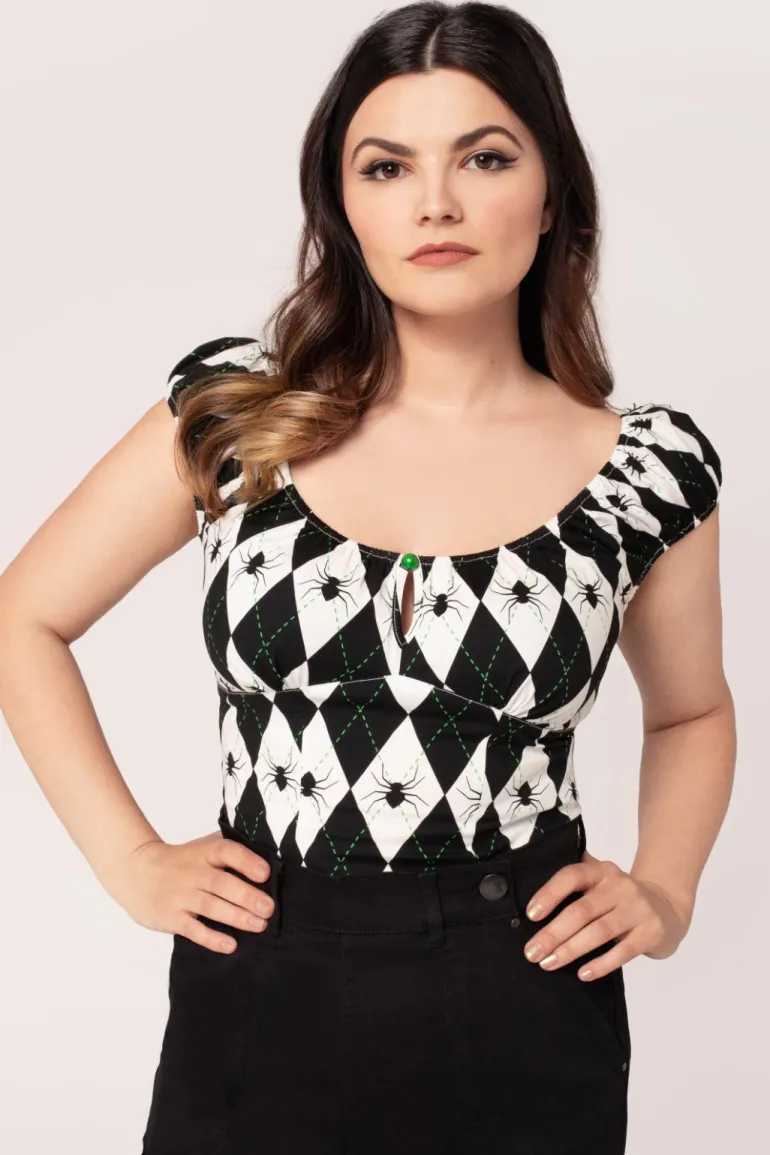 Regina Top>Hell Bunny Hot