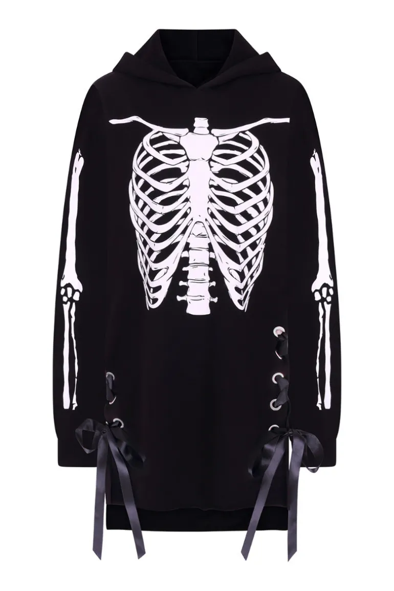 skeleton_hoodie_dress_4.webp Skeleton Hoodie Dress>Hell Bunny Clearance