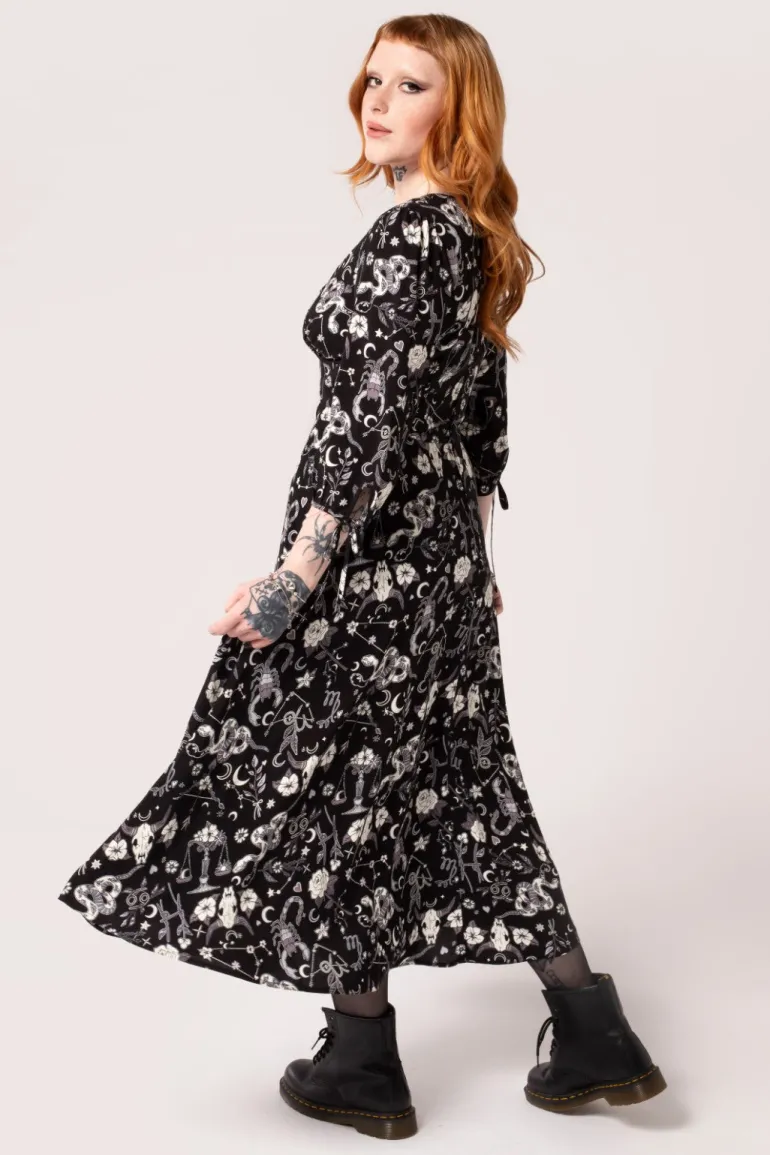 star_sign_midi_dress_2.webp Star Sign Midi Dress>Hell Bunny Fashion