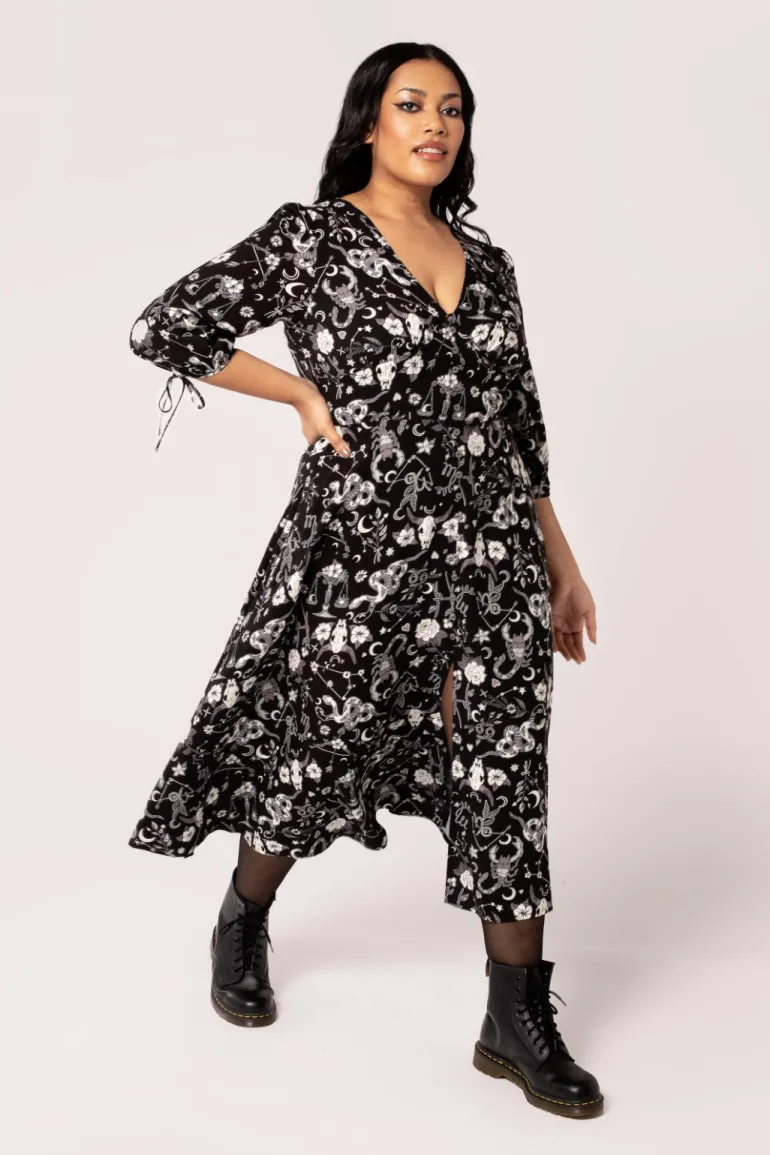 star_sign_midi_dress_3.webp Star Sign Midi Dress>Hell Bunny Fashion