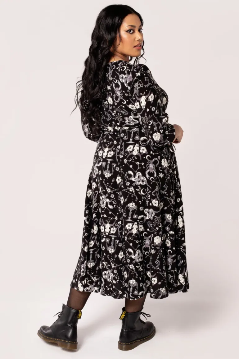 star_sign_midi_dress_6.webp Star Sign Midi Dress>Hell Bunny Fashion