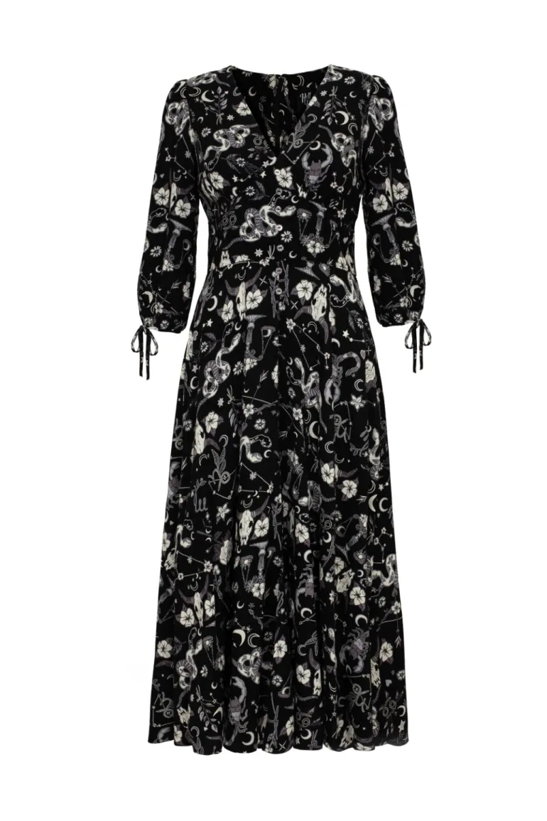 star_sign_midi_dress_7.webp Star Sign Midi Dress>Hell Bunny Fashion