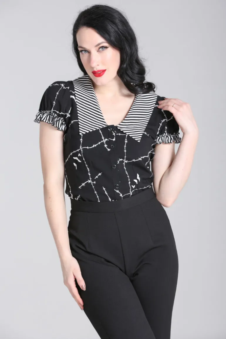 Stitches Blouse>Hell Bunny Online