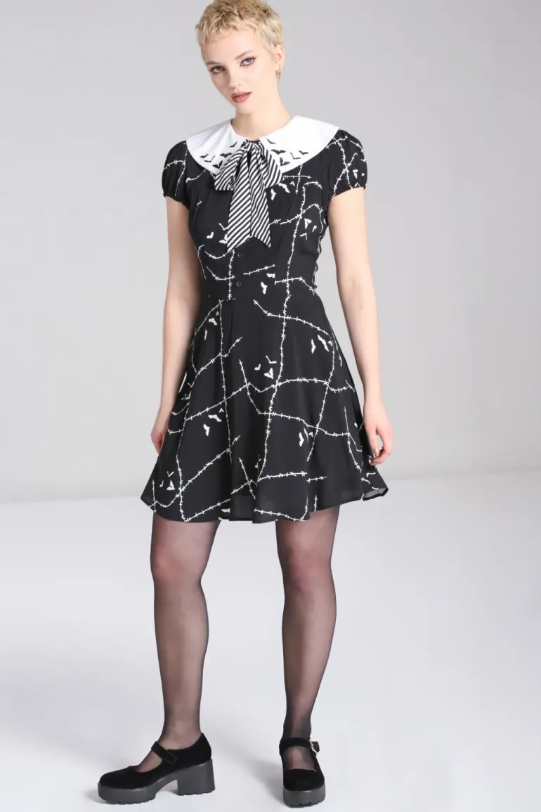Stitches Mini Dress>Hell Bunny Shop