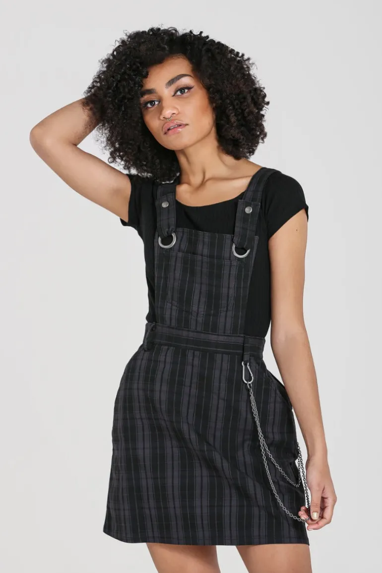 Storm Pinafore Dress>Hell Bunny Flash Sale