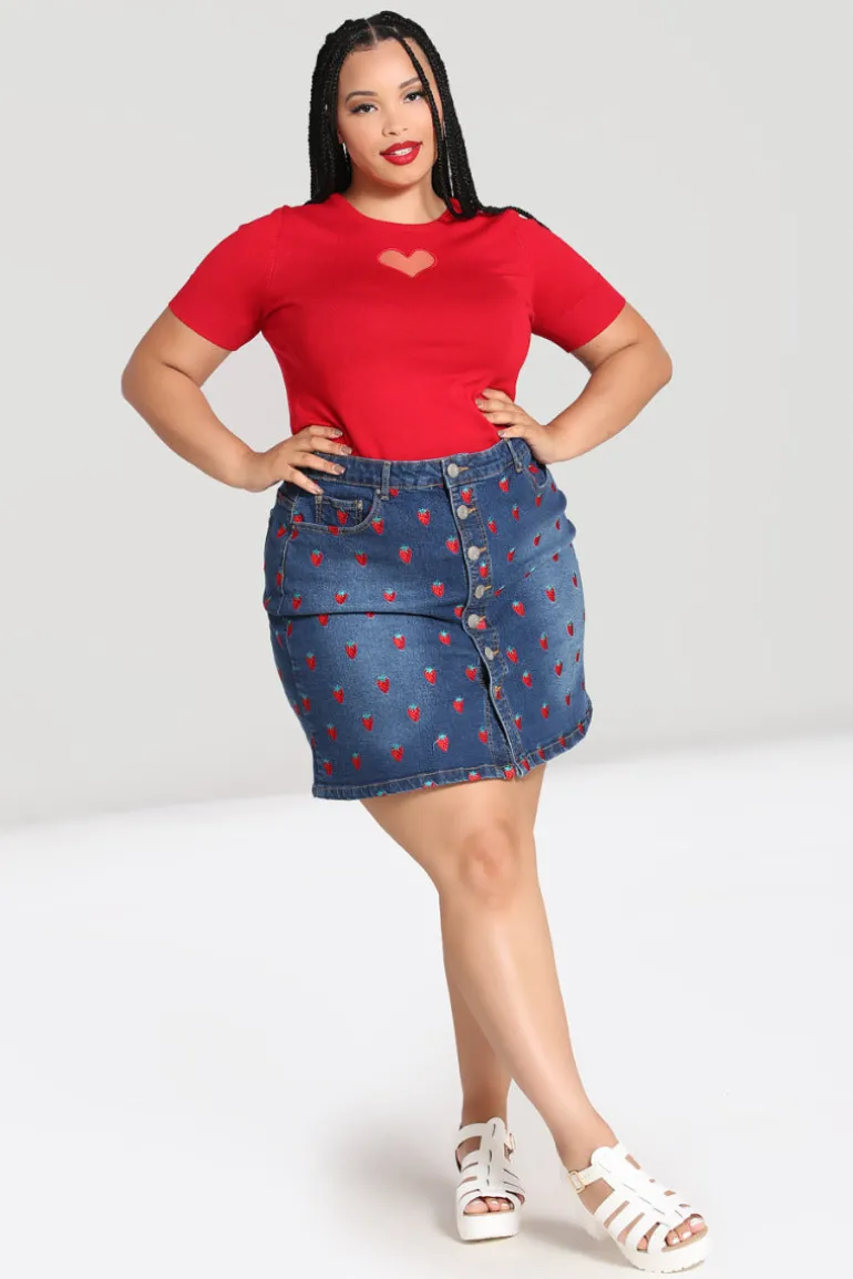 strawberry_denim_mini_skirt_3.webp Strawberry Denim Mini Skirt>Hell Bunny Outlet
