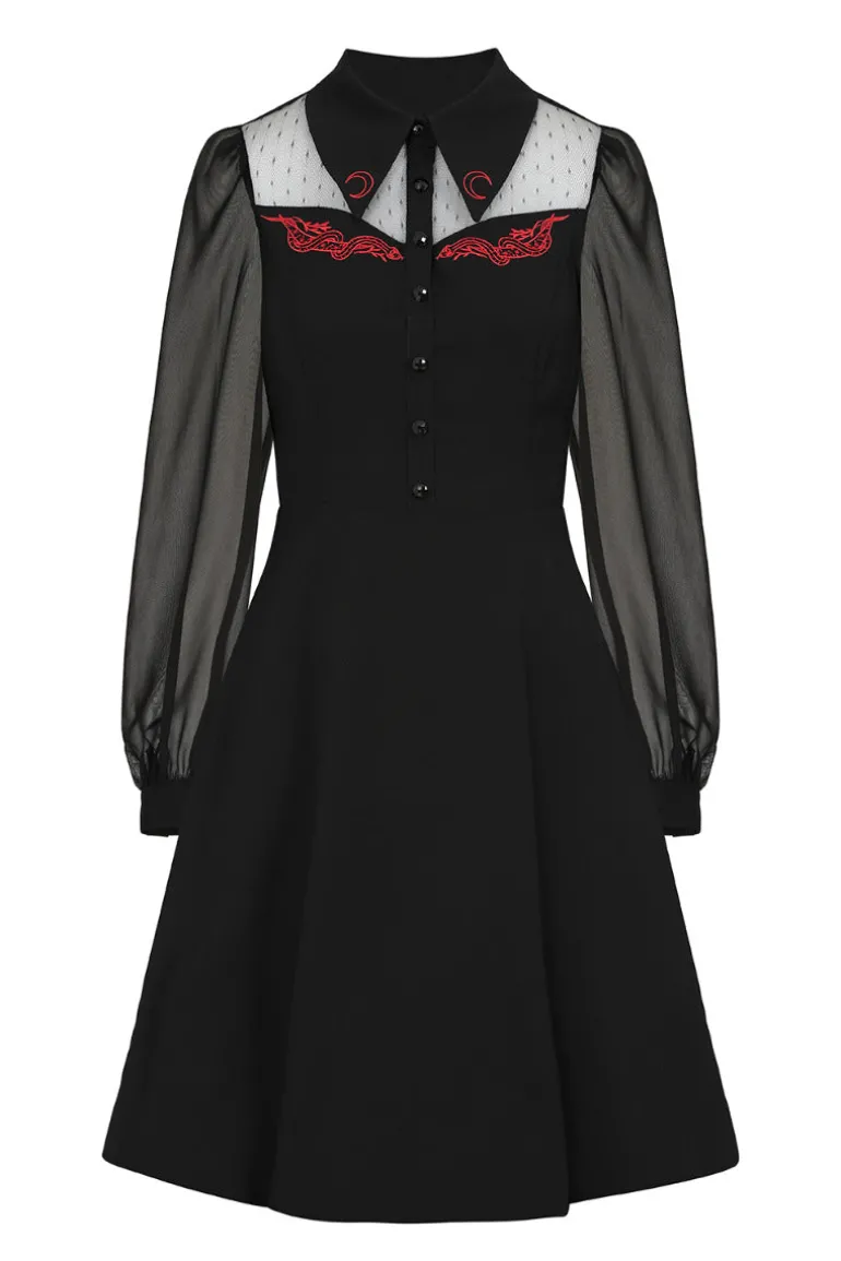 tallulah_mid_dress_4.webp Tallulah Mid Dress>Hell Bunny Clearance