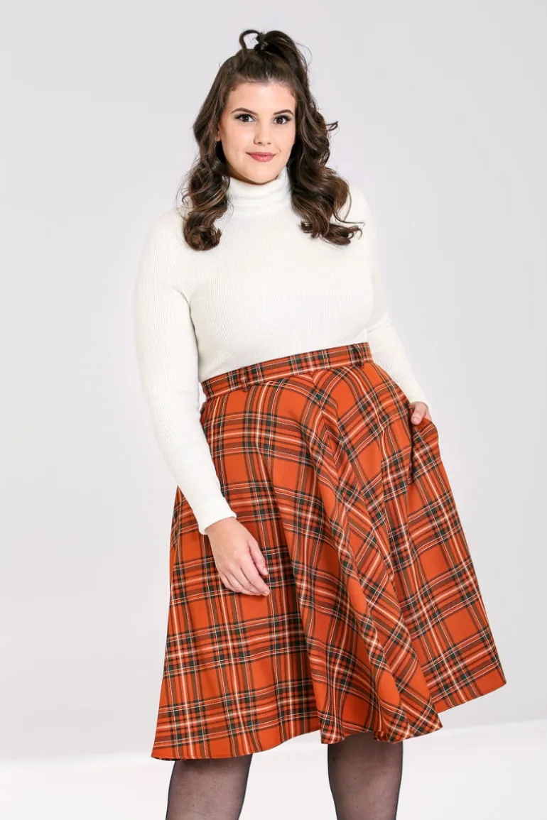 Tawny Skirt>Hell Bunny Clearance