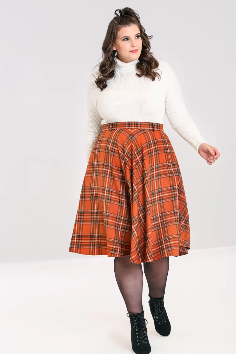 Tawny Skirt>Hell Bunny Clearance